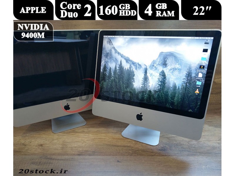 کامپیوتر استوک ارزان قیمت همه کاره 22 اینچی اپل مدل Apple-imac Late 2009 گرافیک دار nvidia geforce با قیمت مناسب-فروشگاه بیست استوک