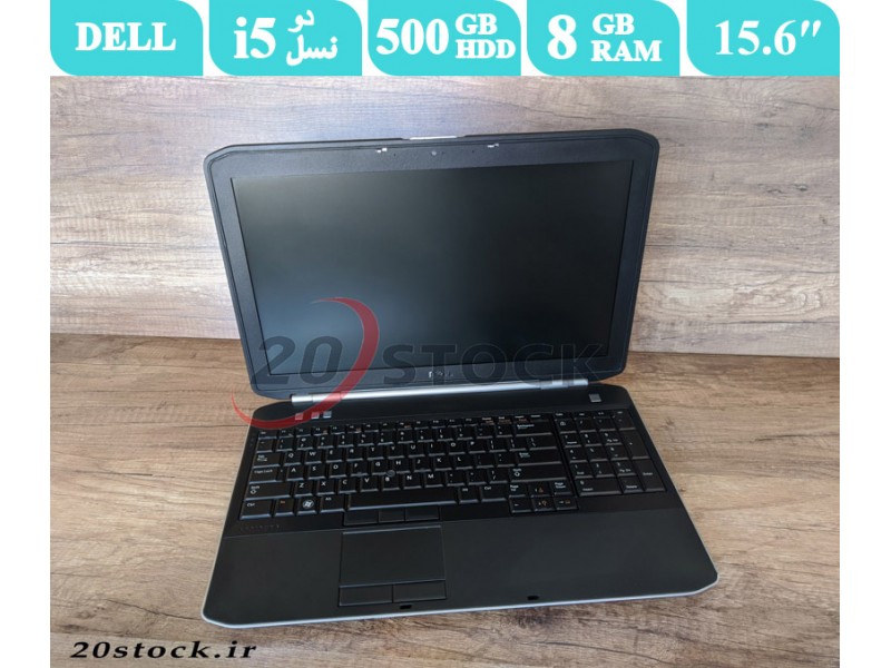لپ تاپ استوک Dell مدل Latitude E5520 با پردازنده اینتل و صفحه نمایش 15.6 اینچی