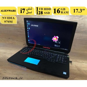 لپ تاپ استوک Alienware گیمینگ مدل 17R3 با کارت گرافیک مجزای انویدیا و پردازنده اینتل Core i7