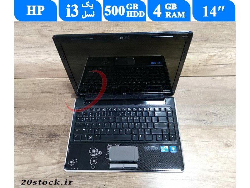 لپ تاپ استوک HP Pavilion dv4 با پردازنده i3 و رم 4 گیگابایتی