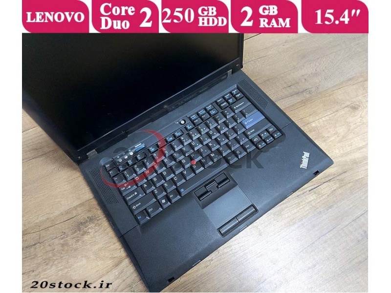 لپ تاپ استوک Lenovo مدل Thinkpad T500 با پردازنده اینتل Core 2 Due